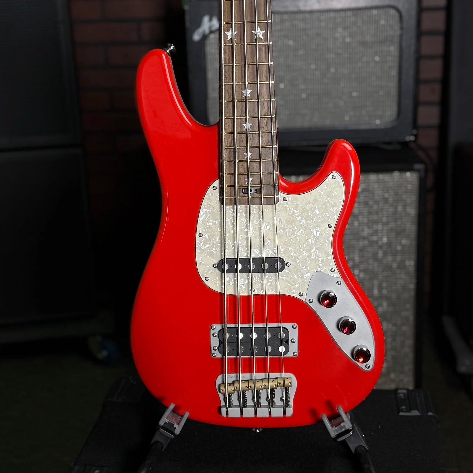 Woodcraft Ampmaster 5 String Medium scale 32" Electric Bass Guitar High Gloss