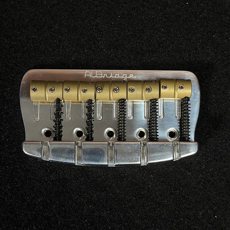 Music Man Styled Replacement AlBridge Parts QCM518B "MM Style" 5-String Bridge for Music Man, Sterling, OLP, and Overseas Style Basses