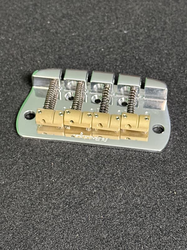 Music Man USA Direct Replacement AlBridge Parts MMUS419P 4-String Bridge Polish