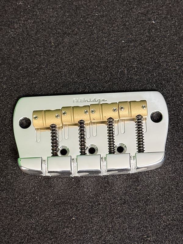 Music Man USA Direct Replacement AlBridge Parts MMUS419P 4-String Bridge Polish
