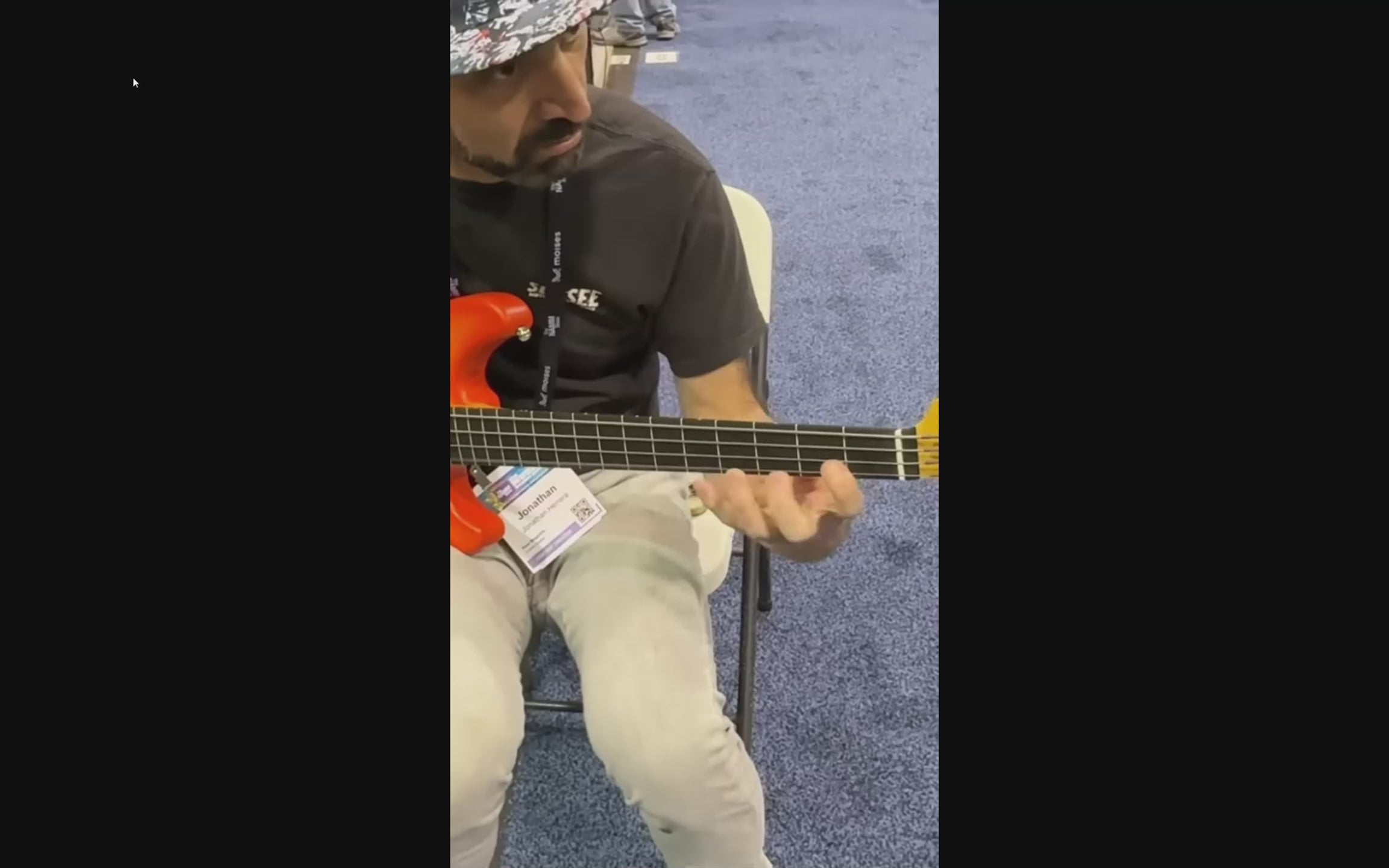 AmpMaster 4 Fretless bass w Line frets Sienna Burst Satin