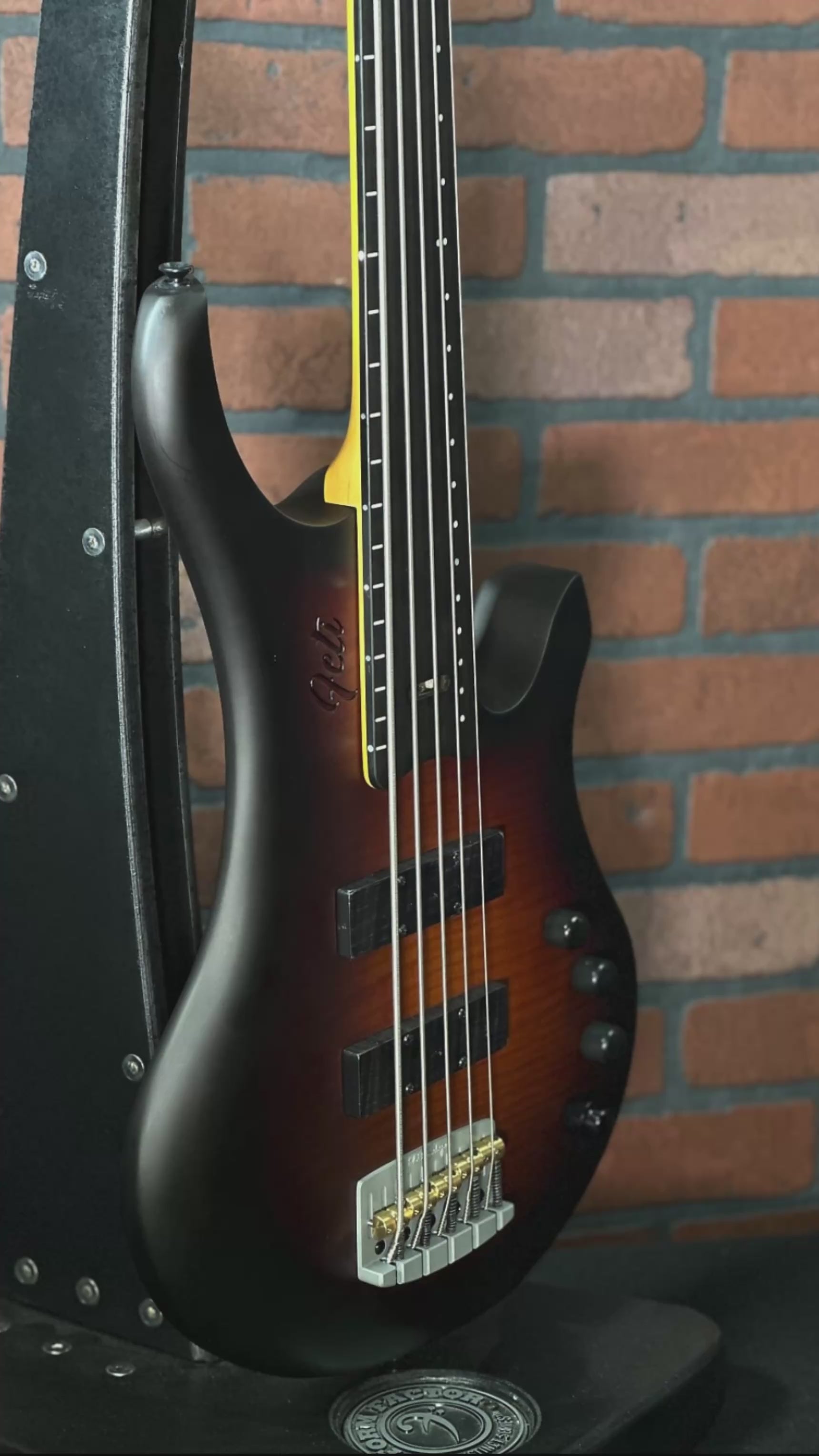 Woodcraft ELECTRIC GUITAR Fretless FeTi Fly JB 5 "Jazz Bass"