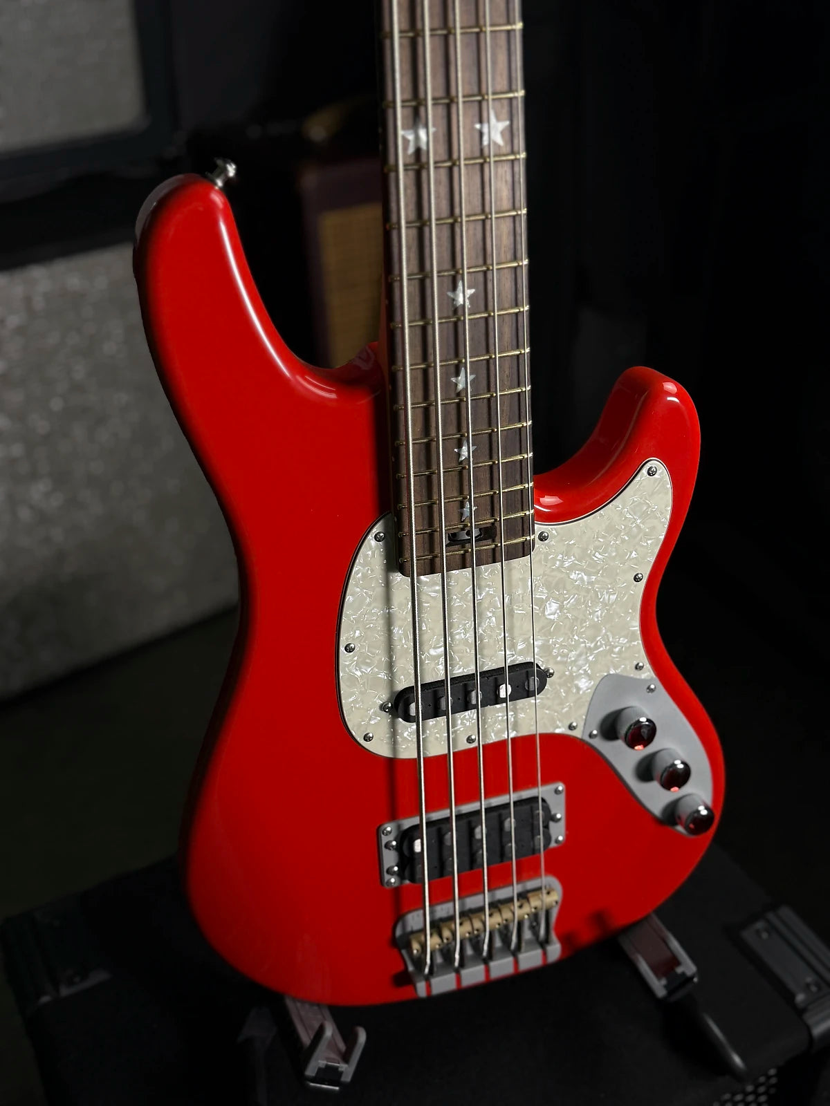 Woodcraft Ampmaster 5 String Medium scale 32" Electric Bass Guitar High Gloss