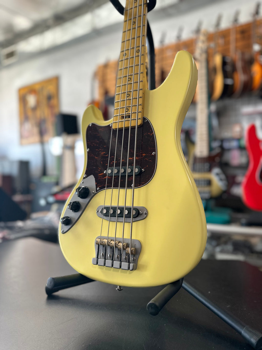 AmpMaster 5 Bass short scale 30" LEFT - Vintage White