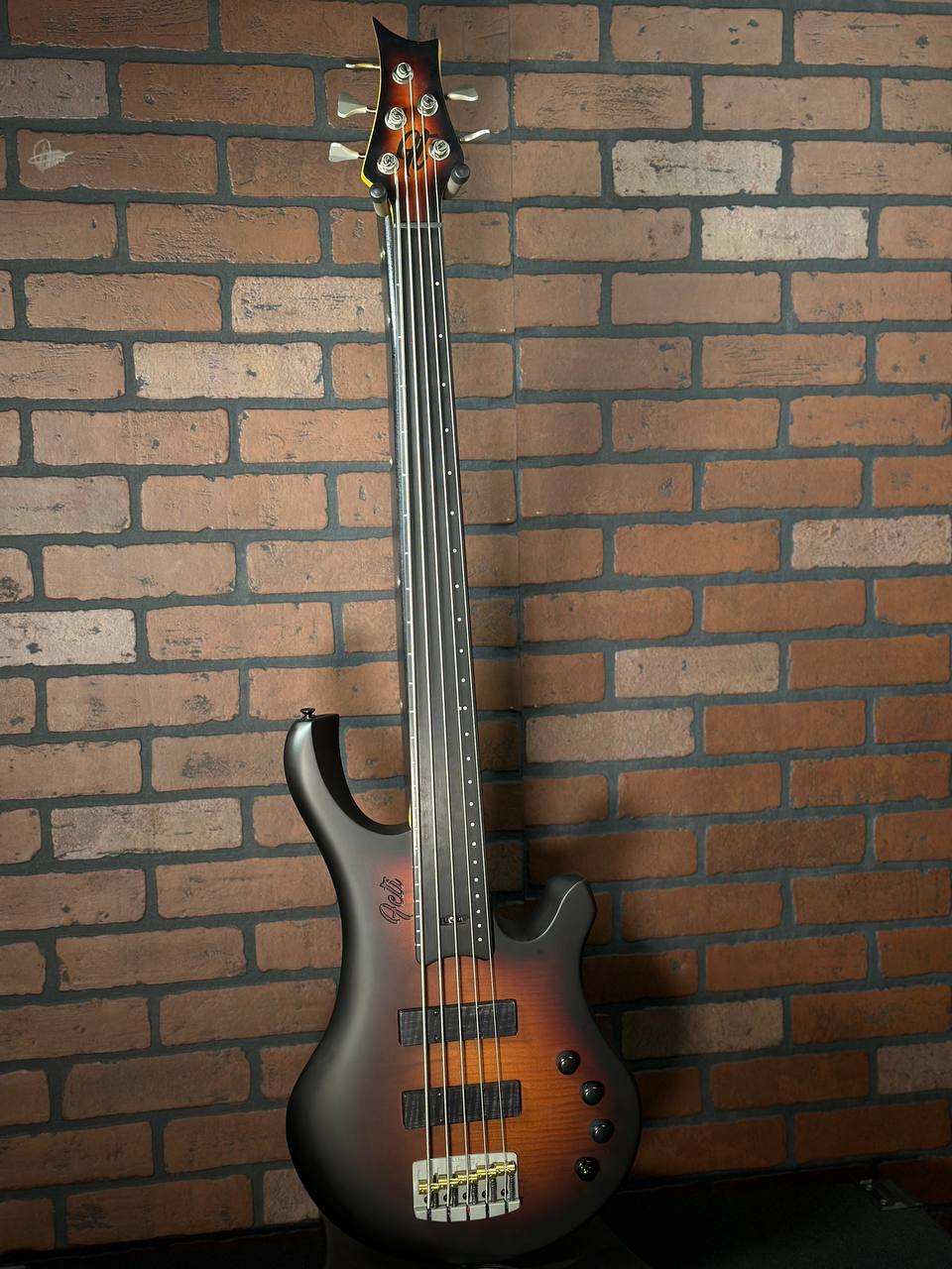 Woodcraft ELECTRIC GUITAR Fretless FeTi Fly JB 5 "Jazz Bass"