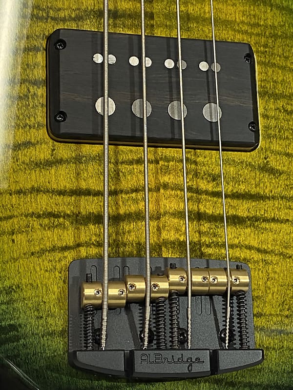 Fretless bass Form Factor Audio Wombat 4 Emerald Burst 34" scale