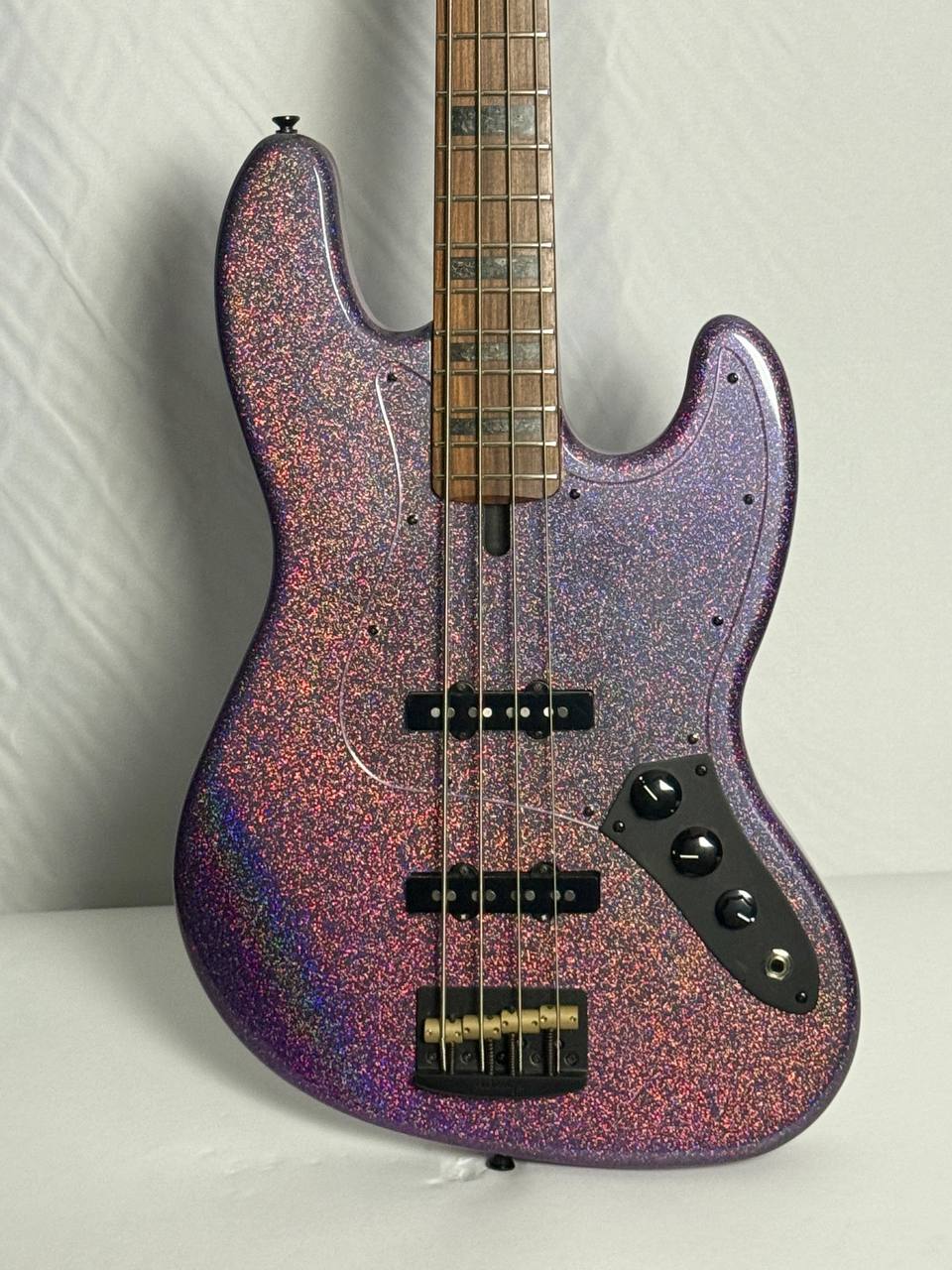 Woodcraft electric guitars Feti JB-4 - galaxy purple Custom