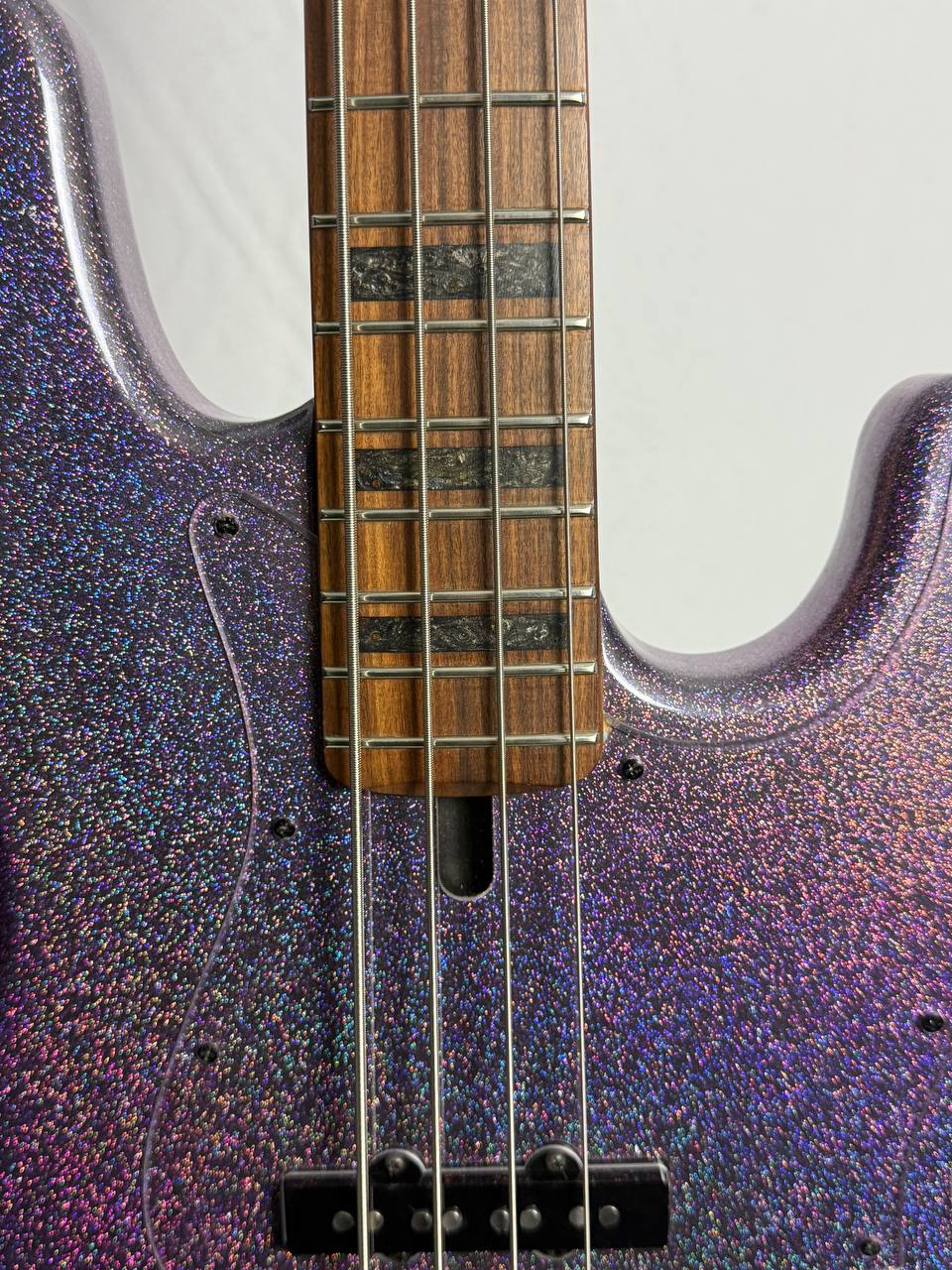 Woodcraft electric guitars Feti JB-4 - galaxy purple Custom